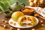 金椰开心果Q芯月 Golden Coconut Pistachio Mochi (1pc) (💥Latest 最新推出💥）
