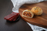 肉干莲蓉饼 Dried Meat with Lotus Paste Biscuit (9pc)